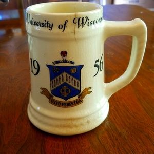 UNIVERSITY OF WISCONSIN 1956 Beer Stein